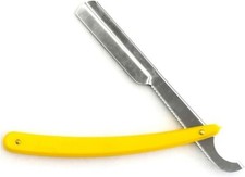 Professional Straight Razor Turkish Barber Style Black, White, Red, & Yellow