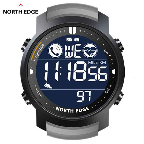 North edge men digital watch - edge,
