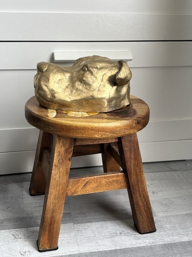 Solid brass bull terrier - solid,