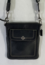 Coach Black Leather Crossbody