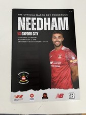 Needham Market v Oxford City National League Football Programme Season 2024-2025