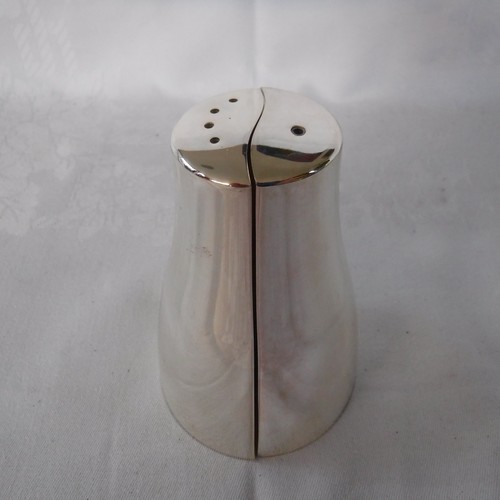 Salt pepper silver plate9 - salt, cm