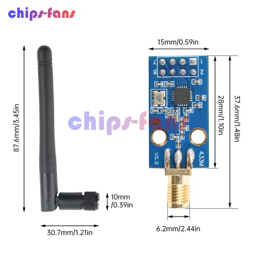 Cc1101 wireless module with - wireless,