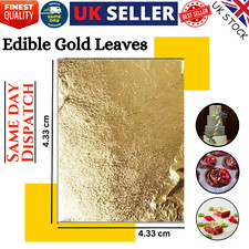 Pure Edible Gold Leaf Sheets