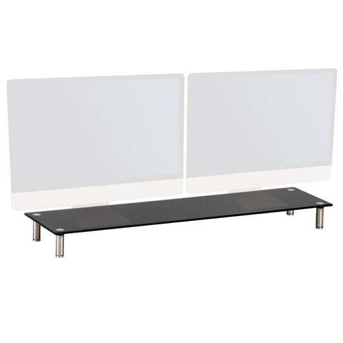 Large twin monitor riser stand - monitor,