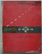 Rover 2000 Original illustrated Parts Catalogue 1963 Ref 331A