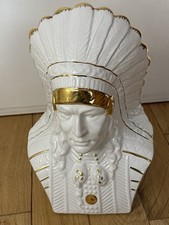 Retro Porcelain Bust Native
