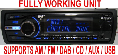 Sony cdx dab700u - cdx-dab700u, dab+