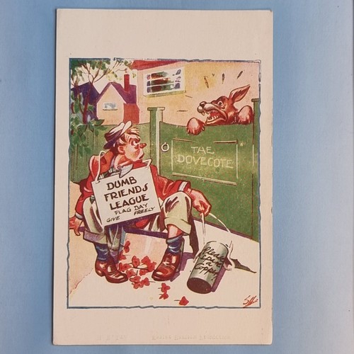 Comic postcard c1930 - comic,