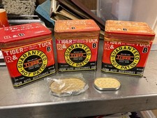 Vintage Tiger Tuck Tyre Hot Patch Puncture Repair Kit Motorcycle Car Vulcanising