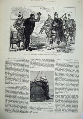 Original old antique print - original,