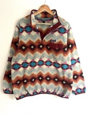 Patagonia Synchilla Aztec Navajo Snap T Fleece Pullover Sweatshirt Mens  XL