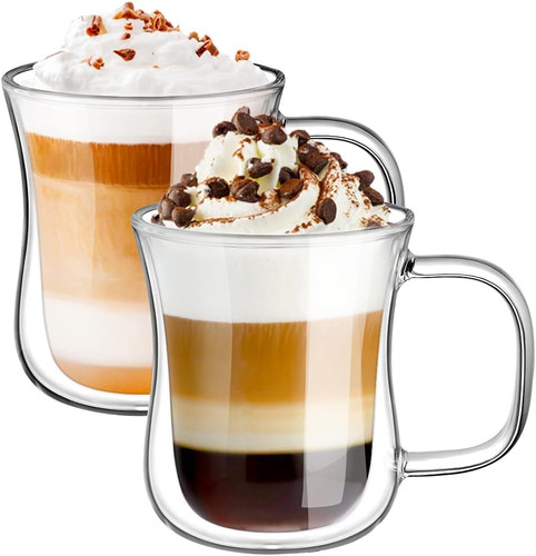 2x240ml double walled coffee - 2x240ml,