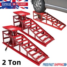 2x Heavy Duty Car Ramp Lift