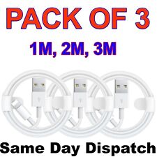 Genuine iPhone USB Charger cable Lead For Apple 6 7 8 X SE 11 12 13 14/iPad/iPod