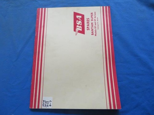 Bsa spares parts - spares, bantam