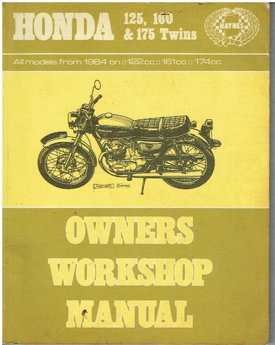 Honda cb125 cb160 cb175 - cb160, cd175