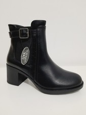 Ladies Black Ankle Boots