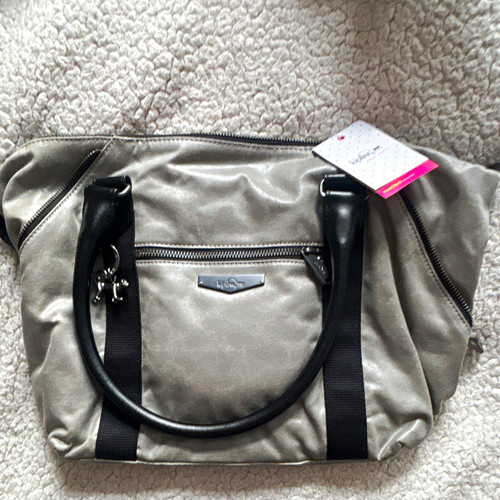 Kipling grey nylon handbag - grey,