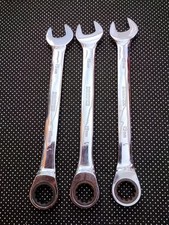 3 X draper 19mm Ratcheting Combination Spanners