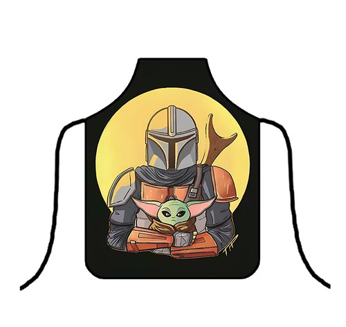 Mandalorian apron sci smock - apron, sci-fi