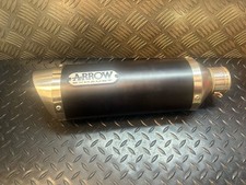 KTM DUKE 390 Arrow Black Alloy Exhaust Silencer Can 54mm
