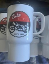 Job Lot of 13 Travel Mugs – South West Bike Festival Custom Show –