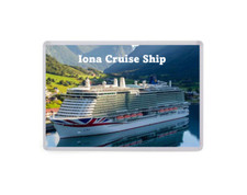 Fridge Magnet Iona Cruise Ship P&O - Large Magnet - Souvenir Gift Present