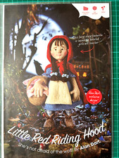 ALAN DART Little Red Riding Hood Doll Knitting Pattern 13" Tall - Cloak Basket