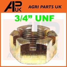 3/4" UNF Imperial Castle Nut for Massey Ferguson David Brown Tractor