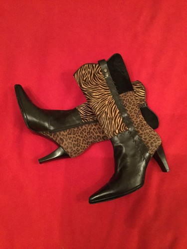 Spanish leather boots with - spanish,