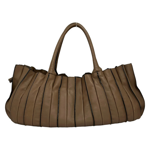 Lupo light brown leather tote - lupo,