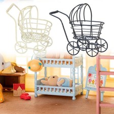 1:12 Dollhouse Baby Pram
