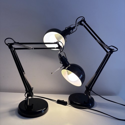 Ikea forsa lamps pair black - ikea,