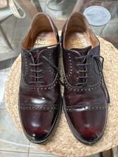 Barker Burgundy  Brogues Size