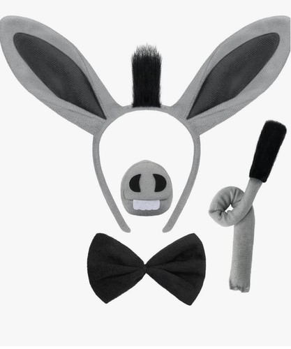 4pcs donkey costume set - 4pcs,
