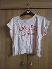 Short Sleeve Quote T Shirt Top