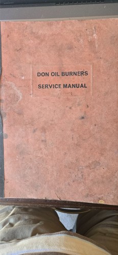 Don oil burner service manual - don,