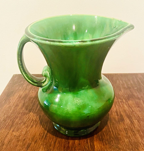 Vintage studio pottery green - vintage,