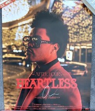 THE WEEKND Signed AFTER HOURS Heartless 24x30 Poster AUTHENTIC RARE