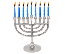 Menorah Jewish lamp 9 branch