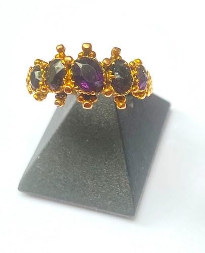 Antique regency amethyst k - 14,