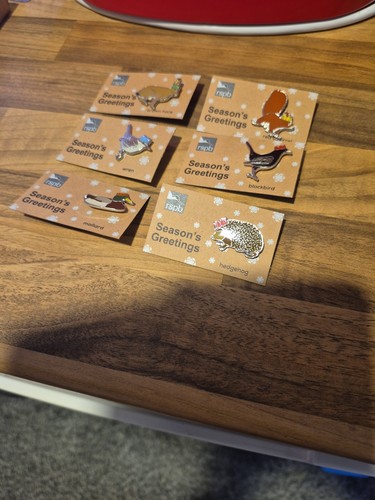Rspb pin badges christmas - pin,
