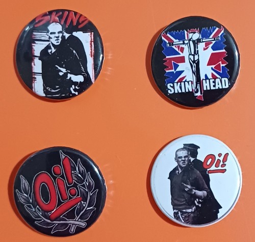 Skinhead badge set 4 - skinhead,