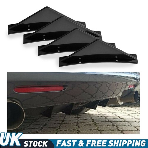 Car rear bumper diffuser - car, shark