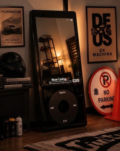 Ipod style mirror - style, decor