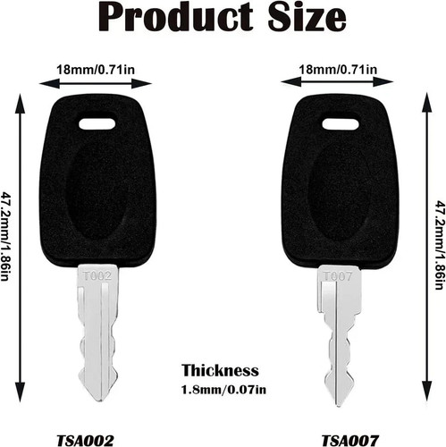 Keys tsa007 tsa002 - tsa007,