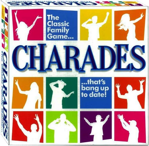 Charades family game acting - charades,