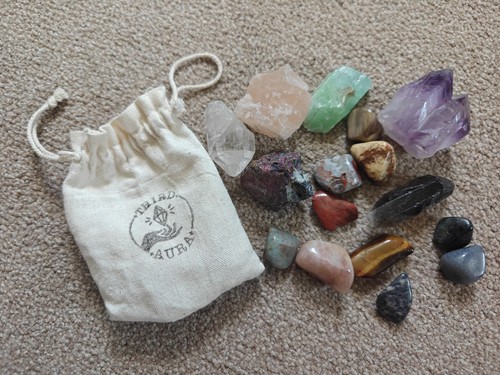 Mixed natural crystal - crystal, &