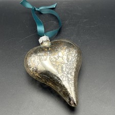 Glass heart hanging - heart,